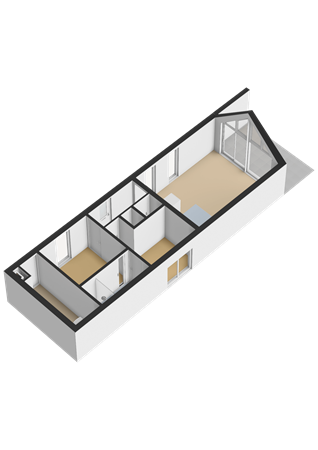 Floorplan - Langeweg 112-424, 4511 RN Breskens